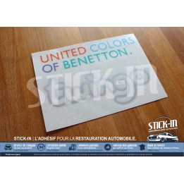 Autocollant Stickers Renault Twingo 1 United Colors Of Benetton