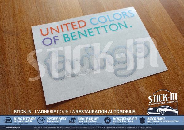 Aufkleber Renault Twingo 1 United Colors Of Benetton
