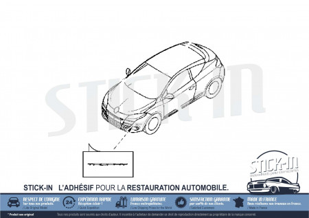 STICK-IN autocollants pour carrosseries