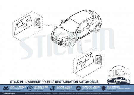 STICK-IN autocollants pour carrosseries