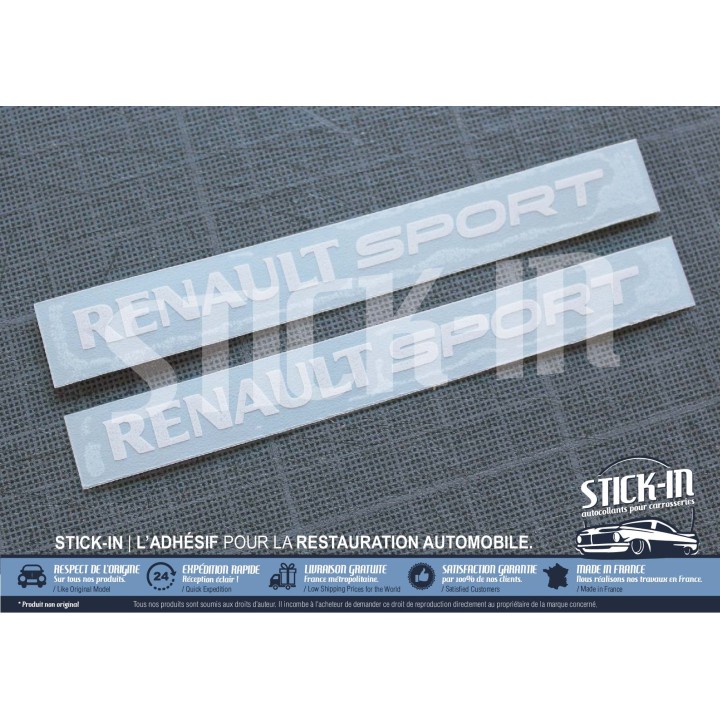 2 Renault Sport Armaturenbrettaufkleber Megane Clio Twingo RS