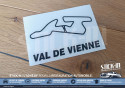Etiqueta adhesiva de seguimiento del circuito del automóvil - VAL DE VIENNE