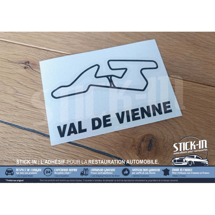 Aufkleber für die Autorennstrecke - SPA FRANCORCHAMPS