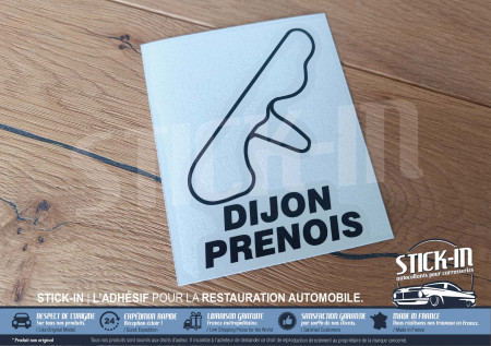 Autocollant Sticker Tracé Circuit Automobile - DIJON PRENOIS