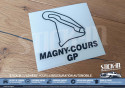 Etiqueta Adesivo tracciato automobilistico - MAGNY-COURS GP