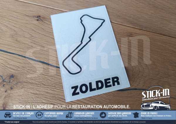 Etiqueta Adesivo traccia circuito automobilistico - ZOLDER