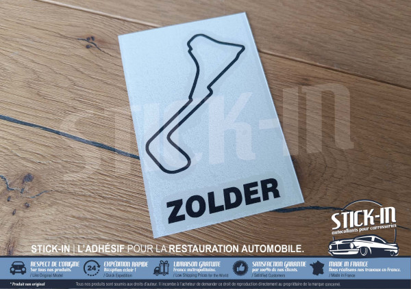 Autocollant Sticker Tracé Circuit Automobile - ZOLDER