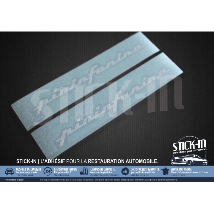 Autocollants Peugeot 205 Pininfarina Monogrammes Custodes Cabriolet Roland Garros
