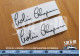 2 Aufkleber Colin Chapman Signature - Lotus Elise Exige Evora