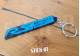 Schlüsselanhänger – Renault Sport RS – Blau – Kofferraum-Monogramm-Emblem, weiches PVC