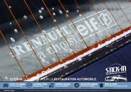 Aufkleber "Renault A Choisi ELF" Heckscheibe - Renault Clio Williams, 16S, 16V, Clio 2 (RS1, RS2, Sport), Twingo 1...