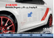 2 karierte Türaufkleber (links + rechts) Rot - Renault Megane 3 RS TROPHY-R 275