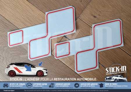 Renault Megane 3 RS TROPHY-R 275 Stickers Doors Decals