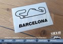 Adesivo tracciato circuito - BARCELONA