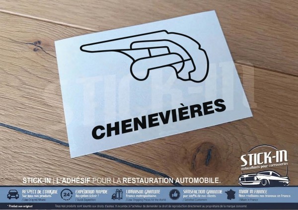 Race Track Sticker - CHENEVIÈRES