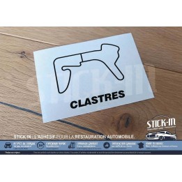 Rennstrecken-Aufkleber – CLASTRES