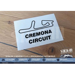 Rennstrecken-Aufkleber – CREMONA CIRCUIT