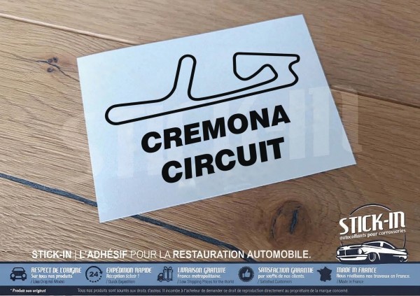 Rennstrecken-Aufkleber – CREMONA CIRCUIT