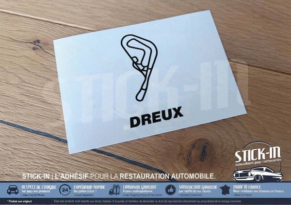 Rennstrecken-Aufkleber – DREUX