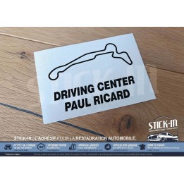 Autocollant Sticker Tracé Circuit Automobile - DRIVING CENTER PAUL RICARD
