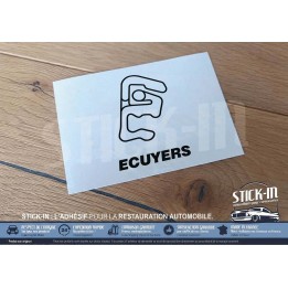 Rennstrecken-Aufkleber – ECUYERS
