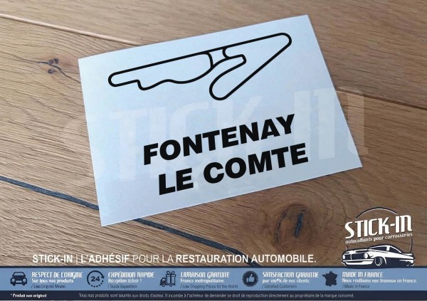 Race Track Sticker - FONTENAY LE COMTE