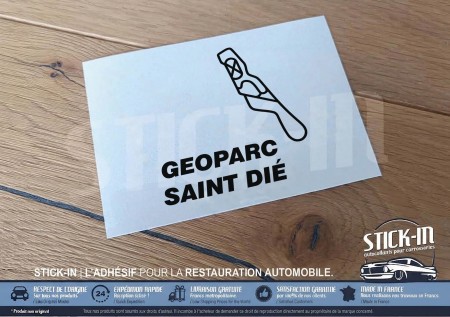 Race Track Sticker - GEOPARC SAINT DIÉ