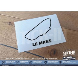 Rennstrecken-Aufkleber – LE MANS