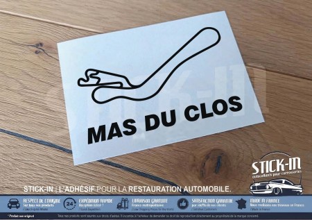 Race Track Sticker - MAS DU CLOS