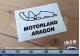 Autocollant Sticker Tracé Circuit Automobile - MOTORLAND ARAGON