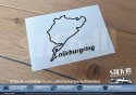 Autocollant Sticker Tracé Circuit Automobile - NÜRBURGRING