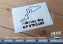 Autocollant Sticker Tracé Circuit Automobile - NÜRBURGRING GP STRECKE