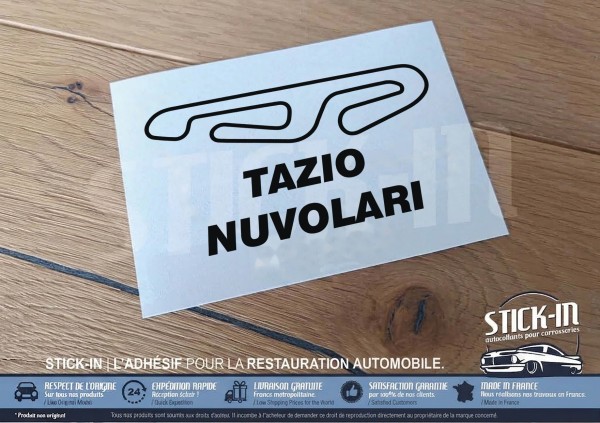 Race Track Sticker - TAZIO NUVOLARI