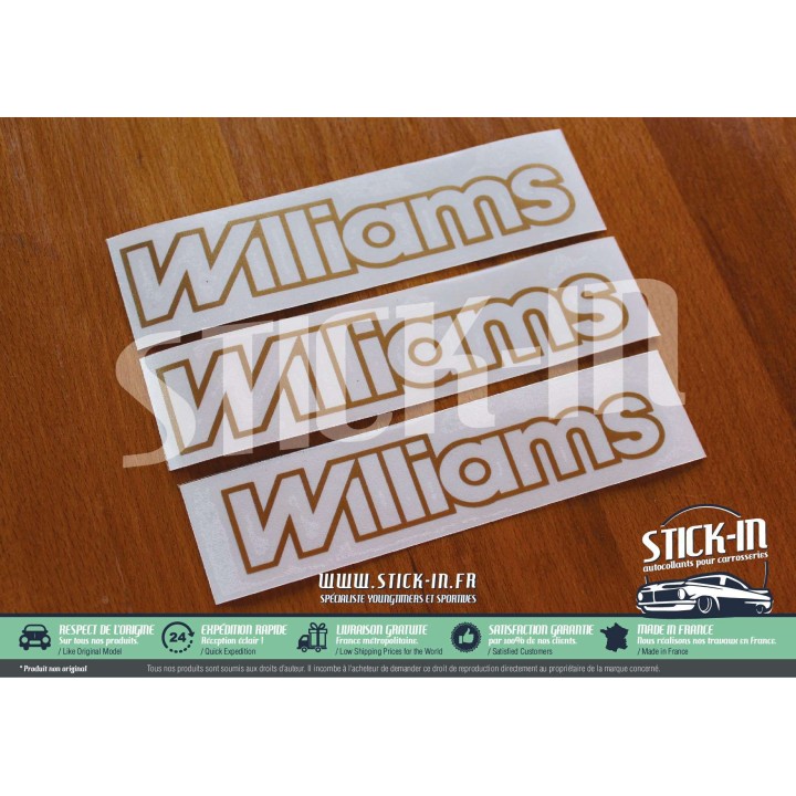 Renault Clio Williams Fase 1 - Adesivi Decalcomanie - Set completo per il restauro