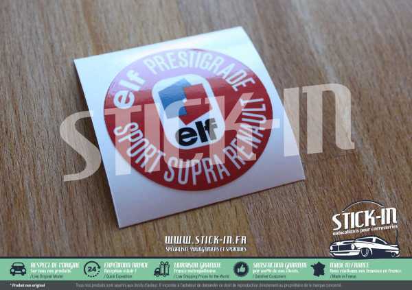 Stickers Elf Prestigrade Sport Supra Renault Oil Cap Bouchon R 4 6 8 12 14 15 16