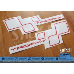 Pegatinas para puertas Renault Megane 3 RS TROPHY 265