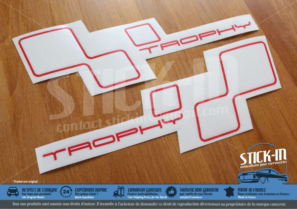 Renault Megane 3 RS TROPHY 265 Stickers Autocollants Portes Doors Decals