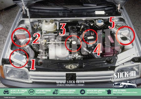 STICK-IN autocollants pour carrosseries