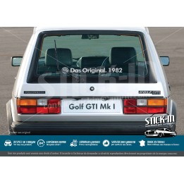 Volkswagen Autocollants Stickers "Das Original.[Année/Year]"Golf GTI Combi Cox Old