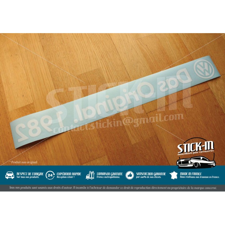 Volkswagen Aufkleber „Das Original. [Année/Year] Golf GTI Combi Käfer Old