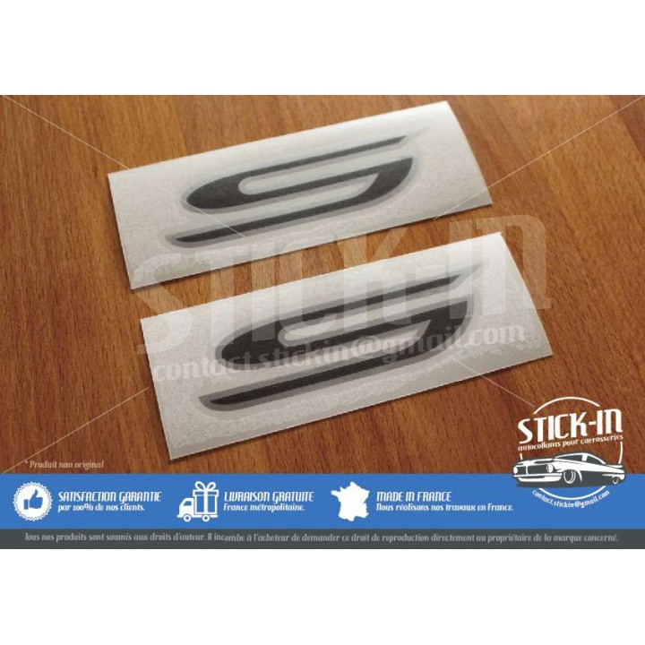 Lotus Elise Exige Europa Decal S Antracite Grey Stickers Indicatori di direzione Ali
