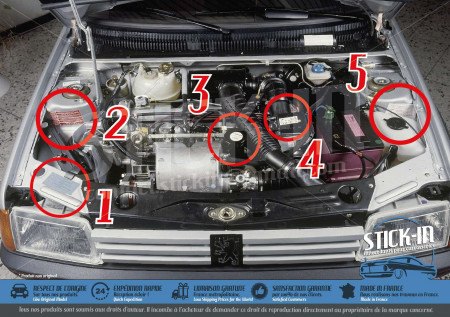 STICK-IN autocollants pour carrosseries