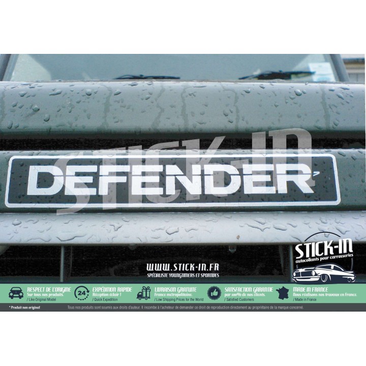 Pegatinas para el capó y la parrilla del Land Rover Defender 90/110