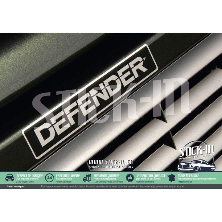 Pegatinas para el capó y la parrilla del Land Rover Defender 90/110