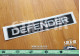 Land Rover Defender 90/110 Motorhauben- und Kühlergrillaufkleber