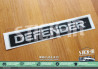 Stickers Land Rover DEFENDER 90 110 Front bonnet Badge