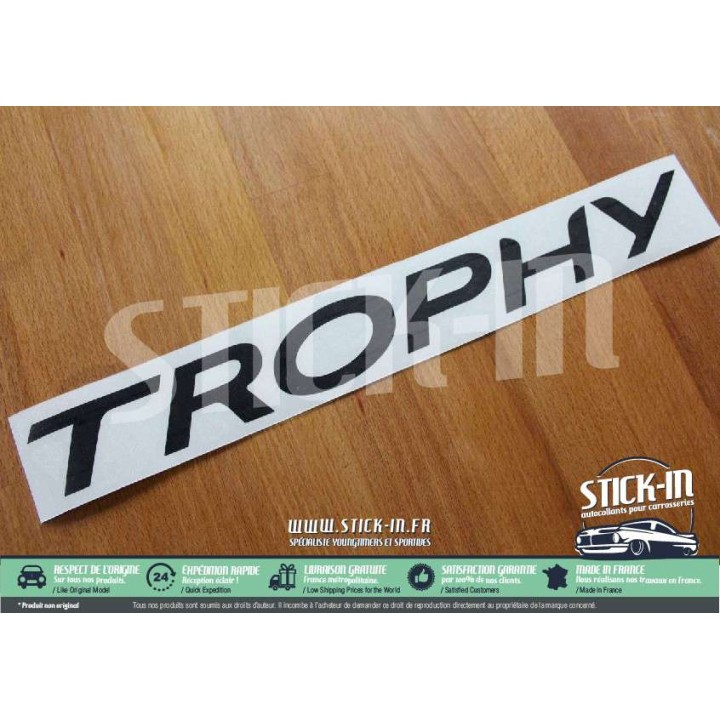 Adesivi Adesivo Megane 3 RS TROPHY 265 275 Paraurti Renault Sport