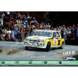 Aufkleber-Dekorationsset für Renault 5 Turbo Tour de Corse Rallye Ragnotti 1983–1984