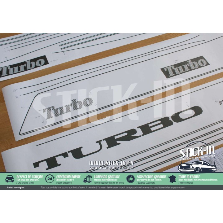 autocollants stickers Renault 5 Alpine Turbo 1982 1983 1984 stripping carrosserie