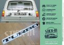TURBO Aufkleber Renault 5 Alpine R5 Maxi 2 Heckscheibenaufkleber